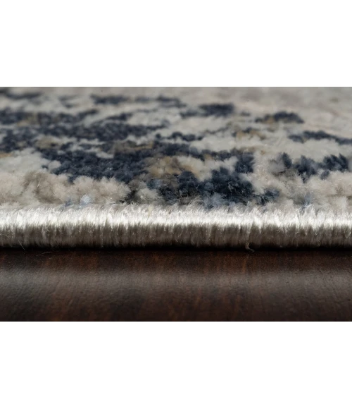Dynamic Rugs CASTILLA Grey/Blue 3558 7ft. 10in. x 10ft. 10in. Rect. Rug