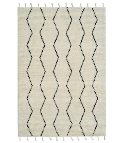 Dynamic Rugs CELESTIAL Ivory/Black 6950 8ft. x 10ft. Rect. Rug