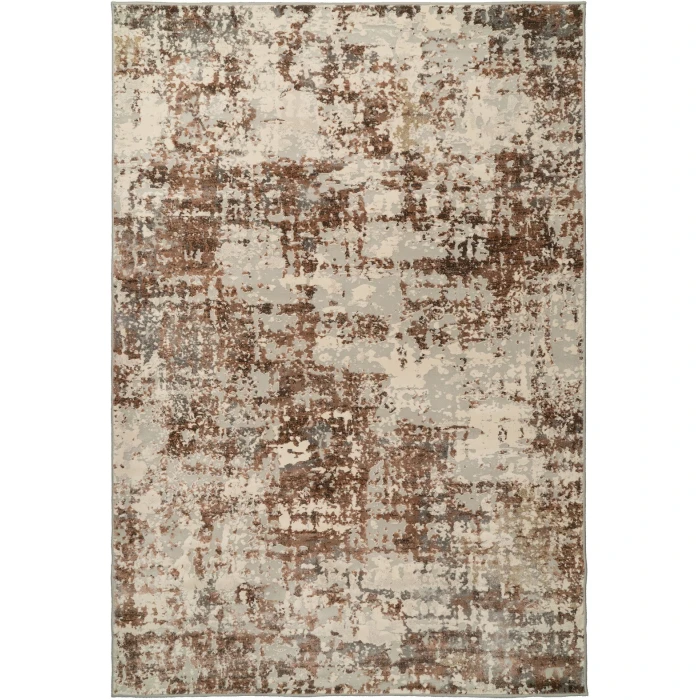 Dynamic Rugs COUTURE Ivory/Copper 52016 3ft. 11in. x 5ft. 7in. Rect. Rug