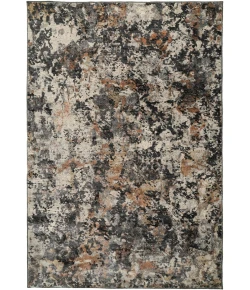 Dynamic Rugs COUTURE Charcoal/Copper 52023 7ft. 10in. x 10ft. 10in. Rect. Rug