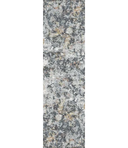 Dynamic Rugs COUTURE Charcoal/Copper 52023 2ft. 2in. x 7ft. 7in. Rect. Rug