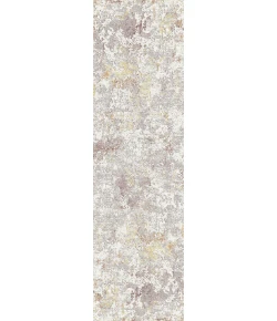 Dynamic Rugs COUTURE Grey/Gold 52023 2ft. 2in. x 7ft. 7in. Rect. Rug