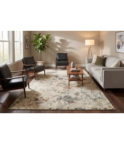 Dynamic Rugs COUTURE Grey/Blue 52023 2ft. 2in. x 7ft. 7in. Rect. Rug