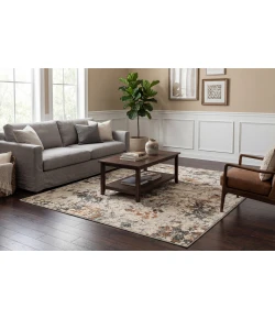 Dynamic Rugs COUTURE Ivory/Copper 52023 2ft. 2in. x 7ft. 7in. Rect. Rug