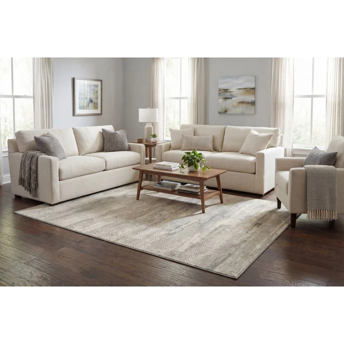 Dynamic Rugs COUTURE Grey 52028 3ft. 11in. x 5ft. 7in. Rect. Rug