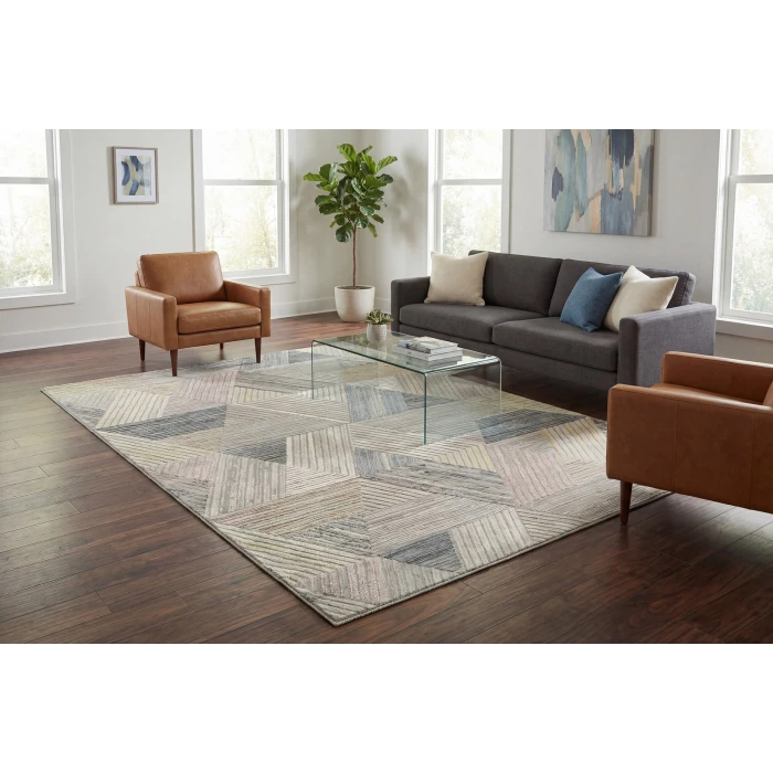 Dynamic Rugs COUTURE Multi 52047 7ft. 10in. x 10ft. 10in. Rect. Rug