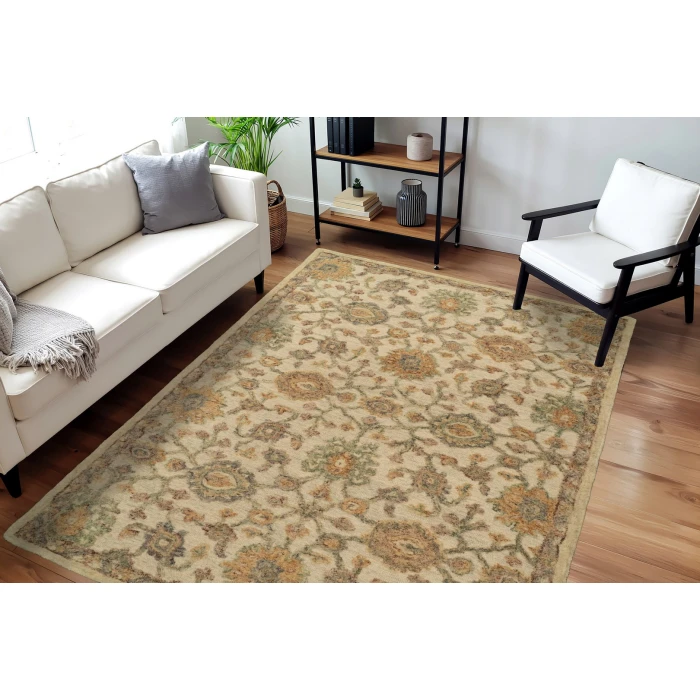 Dynamic Rugs DAISY Ivory/Multi 9084 9ft. x 12ft. Rect. Rug
