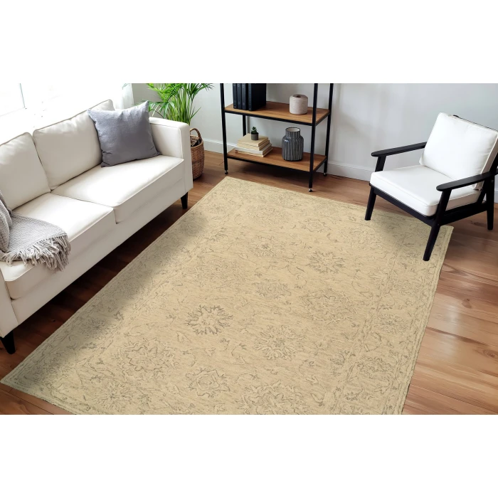 Dynamic Rugs DAISY Ivory 9088 9ft. x 12ft. Rect. Rug