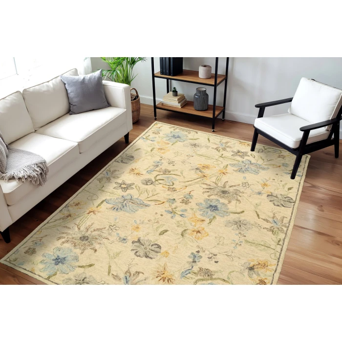 Dynamic Rugs DAISY Ivory/Mult 9089 9ft. x 12ft. Rect. Rug