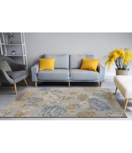 Dynamic Rugs DAISY Sage/Multi 9090 8ft. x 10ft. Rect. Rug