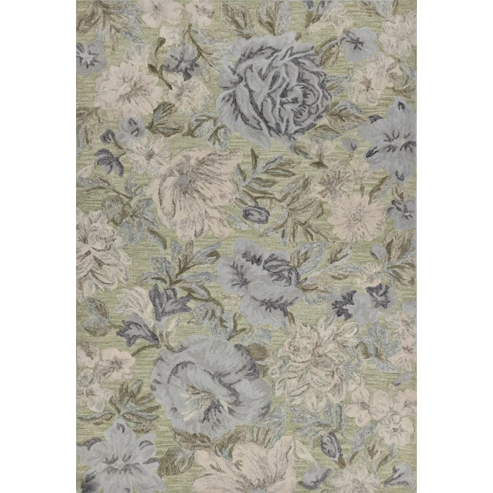Dynamic Rugs DAISY Light Green/Multi 9091 9ft. x 12ft. Rect. Rug