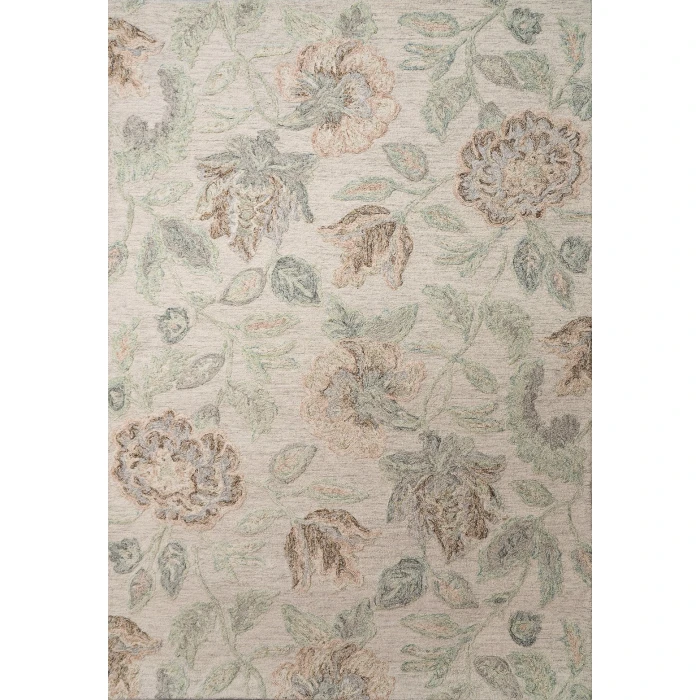Dynamic Rugs DAISY Beige/Sage/Rust 9095 5ft. x 8ft. Rect. Rug