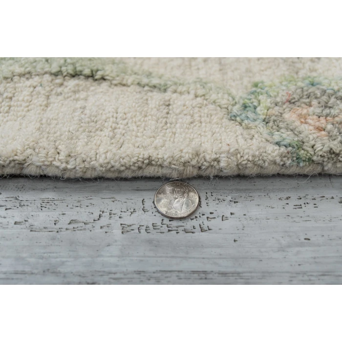Dynamic Rugs DAISY Beige/Sage/Rust 9095 5ft. x 8ft. Rect. Rug