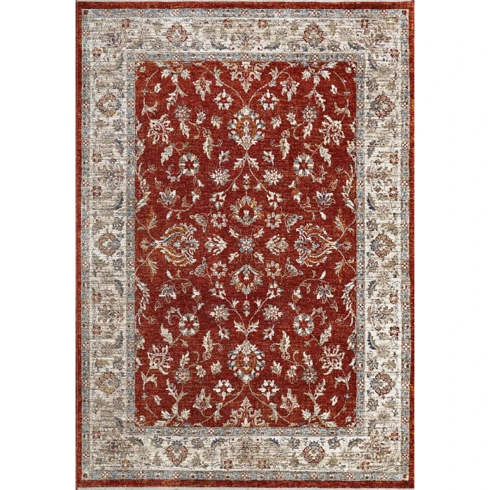 Dynamic Rugs DAKOTA Red/Multi 6640 6ft. 7in. x 9ft. 6in. Rect. Rug