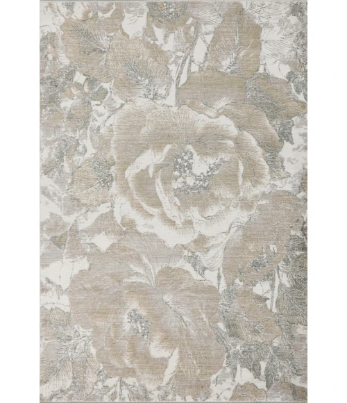Dynamic Rugs DENALI Cream/Beige/Grey 11631 5ft. 3in. x 7ft. 6in. Rect. Rug