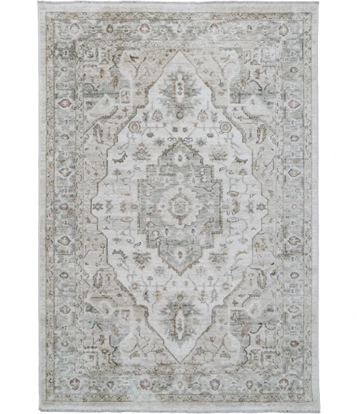 Dynamic Rugs DIAMOND Cream/Sage/Multi 10284 6ft. 7in. x 9ft. 6in. Rect. Rug