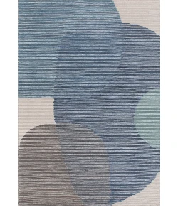 Dynamic Rugs ECCENTRIC Blue/Grey/Ivory 9603 9ft. x 12ft. Rect. Rug