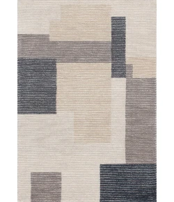 Dynamic Rugs ECCENTRIC Grey/Navy/Beige 9605 9ft. x 12ft. Rect. Rug