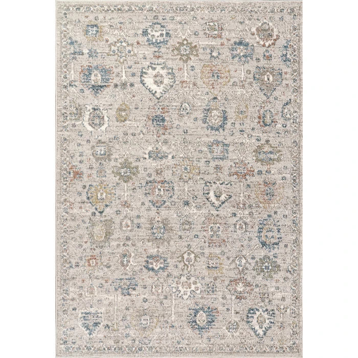 Dynamic Rugs ECLECTIC Cream/Multi 6010 7ft. 10in. x 10ft. 10in. Rect. Rug