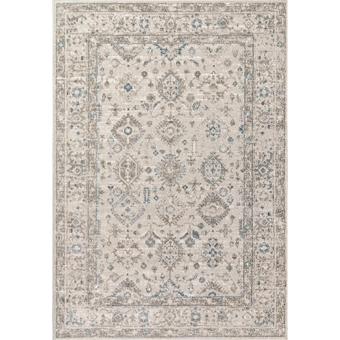 Dynamic Rugs ECLECTIC Cream/Multi 6012 6ft. 7in. x 9ft. 6in. Rect. Rug