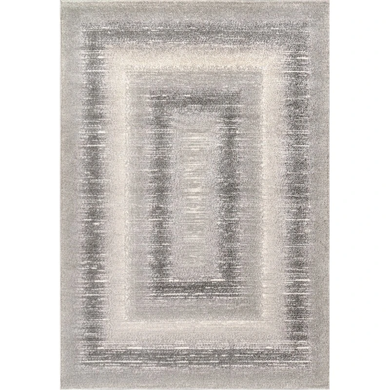 Dynamic Rugs ECLECTIC Cream/Grey 6013 6ft. 7in. x 9ft. 6in. Rect. Rug