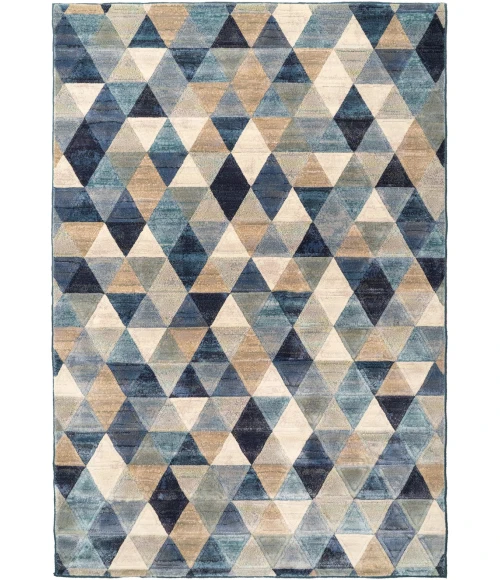Dynamic Rugs ECLIPSE Blue/Multi 63263 2ft. x 3ft. 11in. Rect. Rug