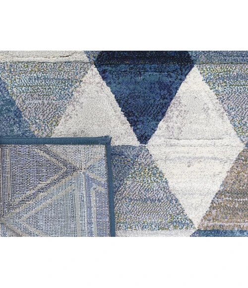 Dynamic Rugs ECLIPSE Blue/Multi 63263 2ft. x 3ft. 11in. Rect. Rug