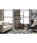 Dynamic Rugs ECLIPSE Blue/Multi 63263 2ft. x 3ft. 11in. Rect. Rug