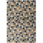 Dynamic Rugs ECLIPSE Multi/Blue 63339 5ft. 3in. x 7ft. 7in. Rect. Rug