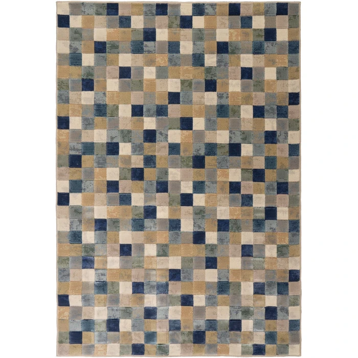 Dynamic Rugs ECLIPSE Multi/Blue 63339 5ft. 3in. x 7ft. 7in. Rect. Rug