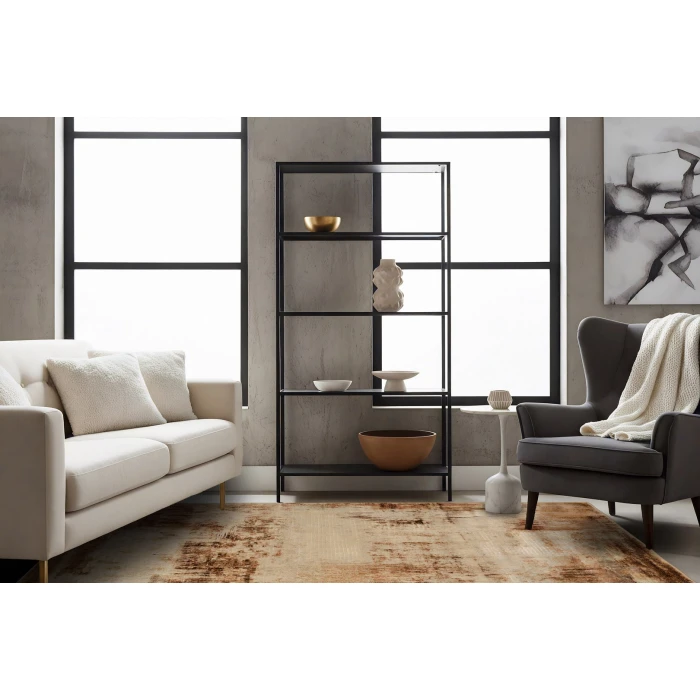 Dynamic Rugs ECLIPSE Beige/Rust 63393 7ft. 10in. x 10ft. 10in. Rect. Rug