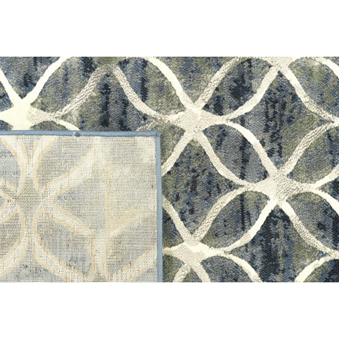 Dynamic Rugs ECLIPSE Blue 63396 9ft. x 12ft. 5in. Rect. Rug