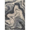 Dynamic Rugs ECLIPSE Grey/Cream 63436 6ft. 7in. x 9ft. 6in. Rect. Rug