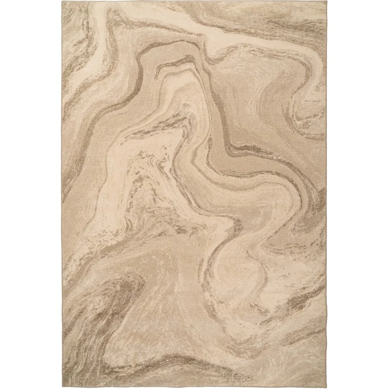 Dynamic Rugs ECLIPSE Beige 63436 5ft. 3in. x 7ft. 7in. Rect. Rug