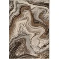 Dynamic Rugs ECLIPSE Cream/Mocha 63436 6ft. 7in. x 9ft. 6in. Rect. Rug