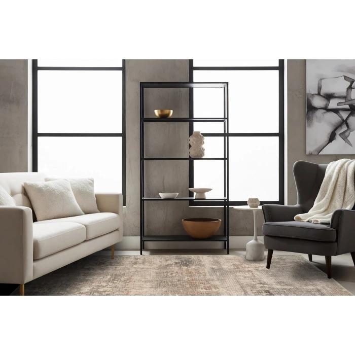 Dynamic Rugs ECLIPSE Beige/Grey 63566 5ft. 3in. x 7ft. 7in. Rect. Rug