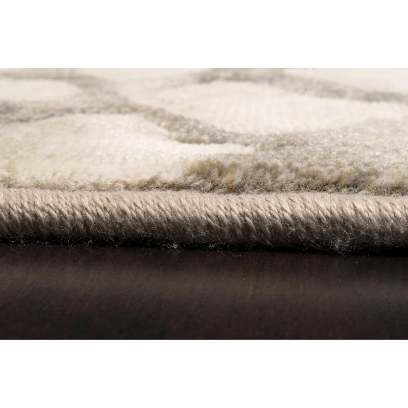 Dynamic Rugs ECLIPSE Ivory 64194 6ft. 7in. x 9ft. 6in. Rect. Rug