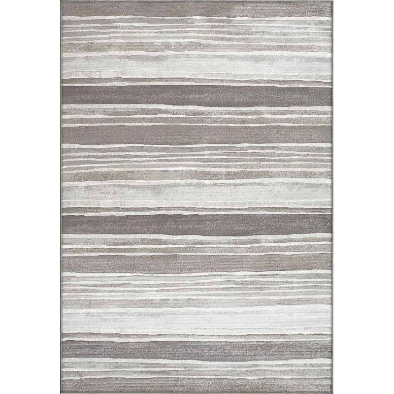Dynamic Rugs ECLIPSE Multi/Silver 68081 7ft. 10in. x 10ft. 10in. Rect. Rug