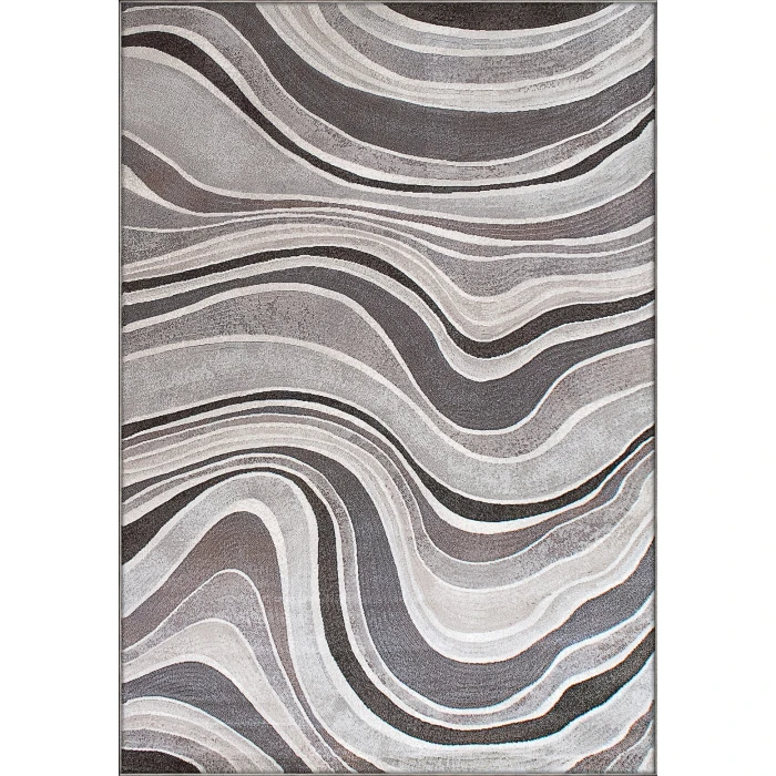 Dynamic Rugs ECLIPSE Multi/Silver 68141 7ft. 10in. x 10ft. 10in. Rect. Rug