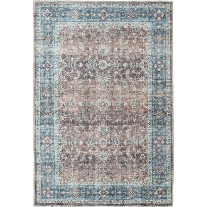 Dynamic Rugs ELISE Red/Blue/Beige 6301 2ft. 6in. x 7ft. 6in. Rect. Rug