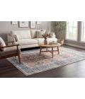 Dynamic Rugs ELISE Red/Blue/Beige 6301 3ft. x 5ft. Rect. Rug
