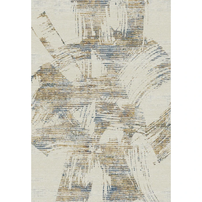 Dynamic Rugs ELIXIR Taupe/Grey/Navy/Gold 5169 7ft. 10in. x 10ft. 10in. Rect. Rug