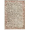 Dynamic Rugs ELLA Taupe/Ivory/Red 3981 2ft. x 3ft. 11in. Rect. Rug