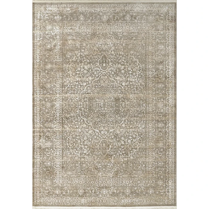 Dynamic Rugs ELLA Taupe/Ivory 3984 9ft. 2in. x 12ft. 5in. Rect. Rug
