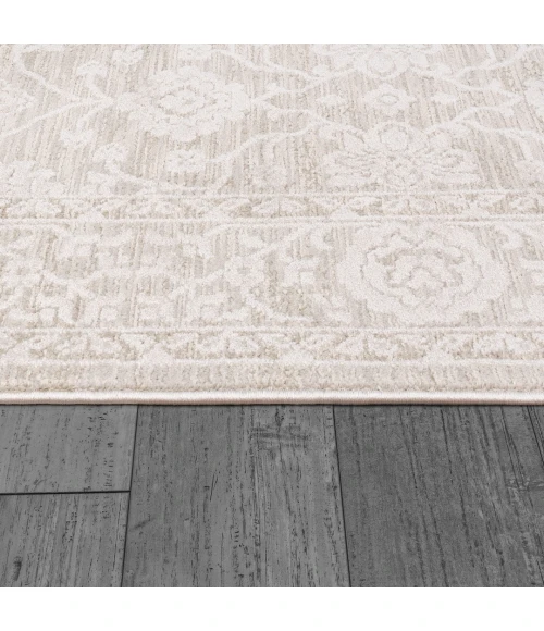 Dynamic Rugs HAMILTON Cream 10600 6ft. 7in. x 9ft. 10in. Rect. Rug