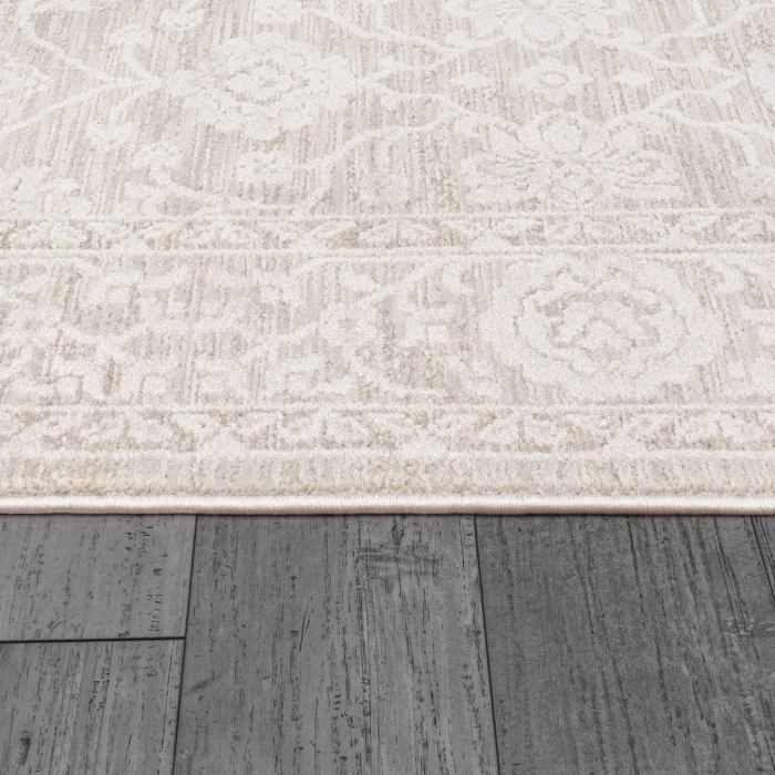 Dynamic Rugs HAMILTON Cream 10600 5ft. 3in. x 7ft. 5in. Rect. Rug