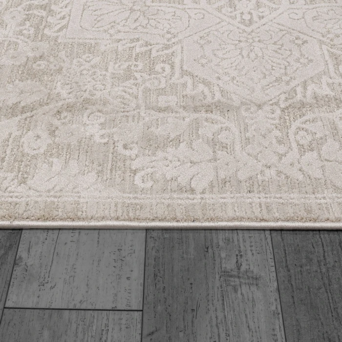 Dynamic Rugs HAMILTON Cream 10602 9ft. x 12ft. 6in. Rect. Rug