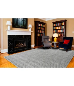 Dynamic Rugs HARMONY Ivory/Blue 59019 7ft. 10in. x 10ft. 10in. Rect. Rug