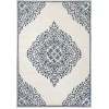 Dynamic Rugs HERA Ivory/Blue 3302 9ft. x 11ft. 5in. Rect. Rug