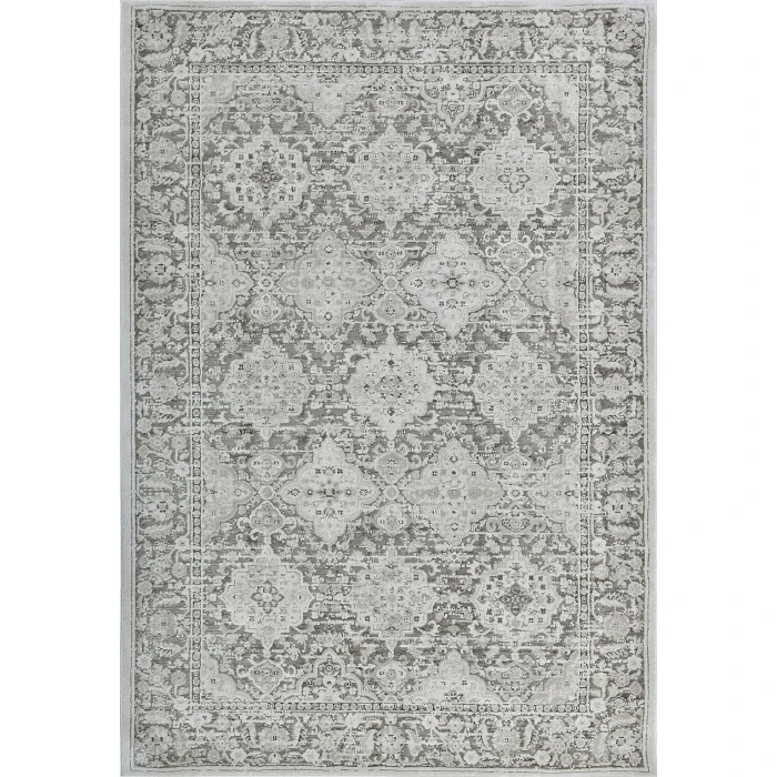Dynamic Rugs HAMILTON Grey/Dark Grey 10605 6ft. 7in. x 9ft. 10in. Rect. Rug